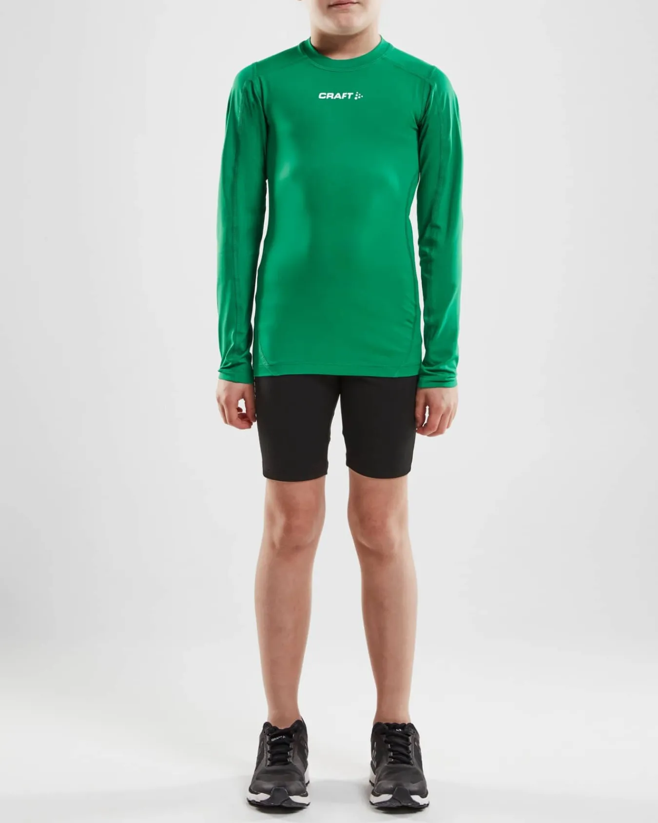 Craft Sportswear T-Shirt^Ability Compression Long Sleeve Jr Team Green