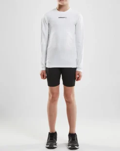 Craft Sportswear T-Shirt^Ability Compression Long Sleeve Jr White