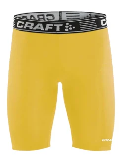 Craft Sportswear Padel|Teamwear^Ability Compression Short Tights Uni Sweden Yellow