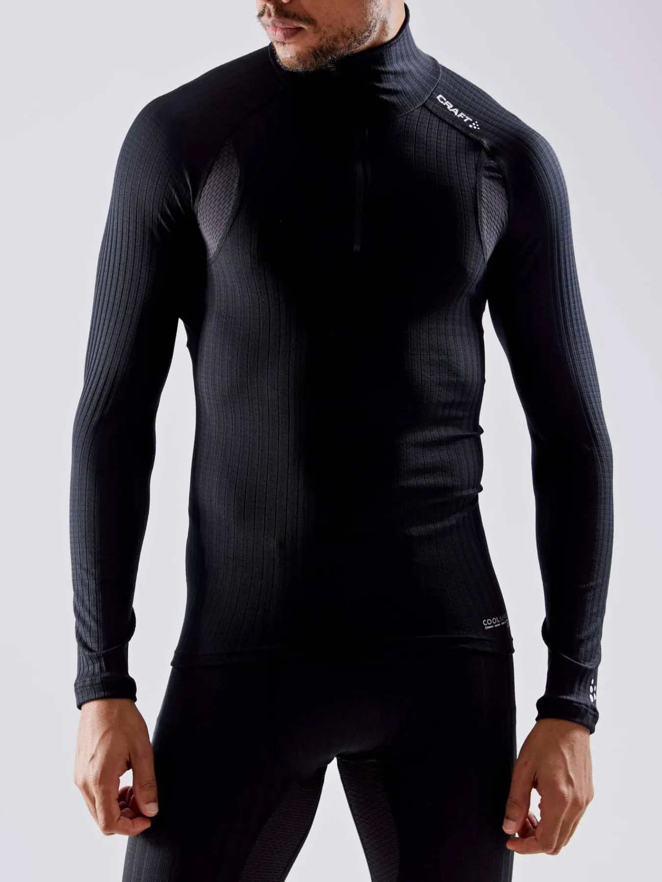 Craft Sportswear Underställ|Aktiva Underställ^Active Extreme X ZIP LS M BLACK