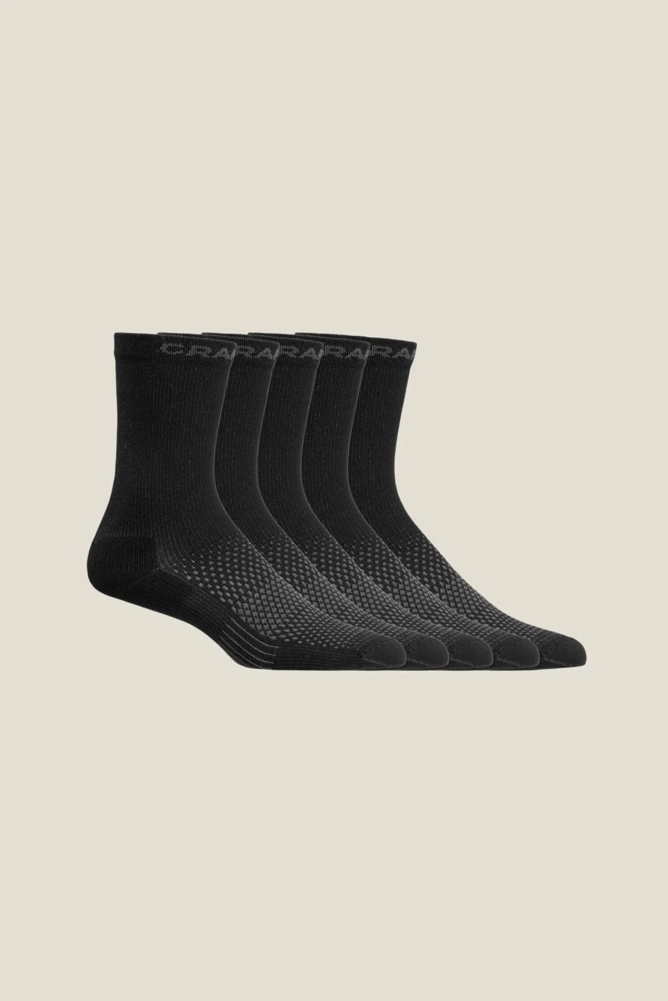 Craft Sportswear Strumpor|Träning^Active High Sock 5-Pack Black