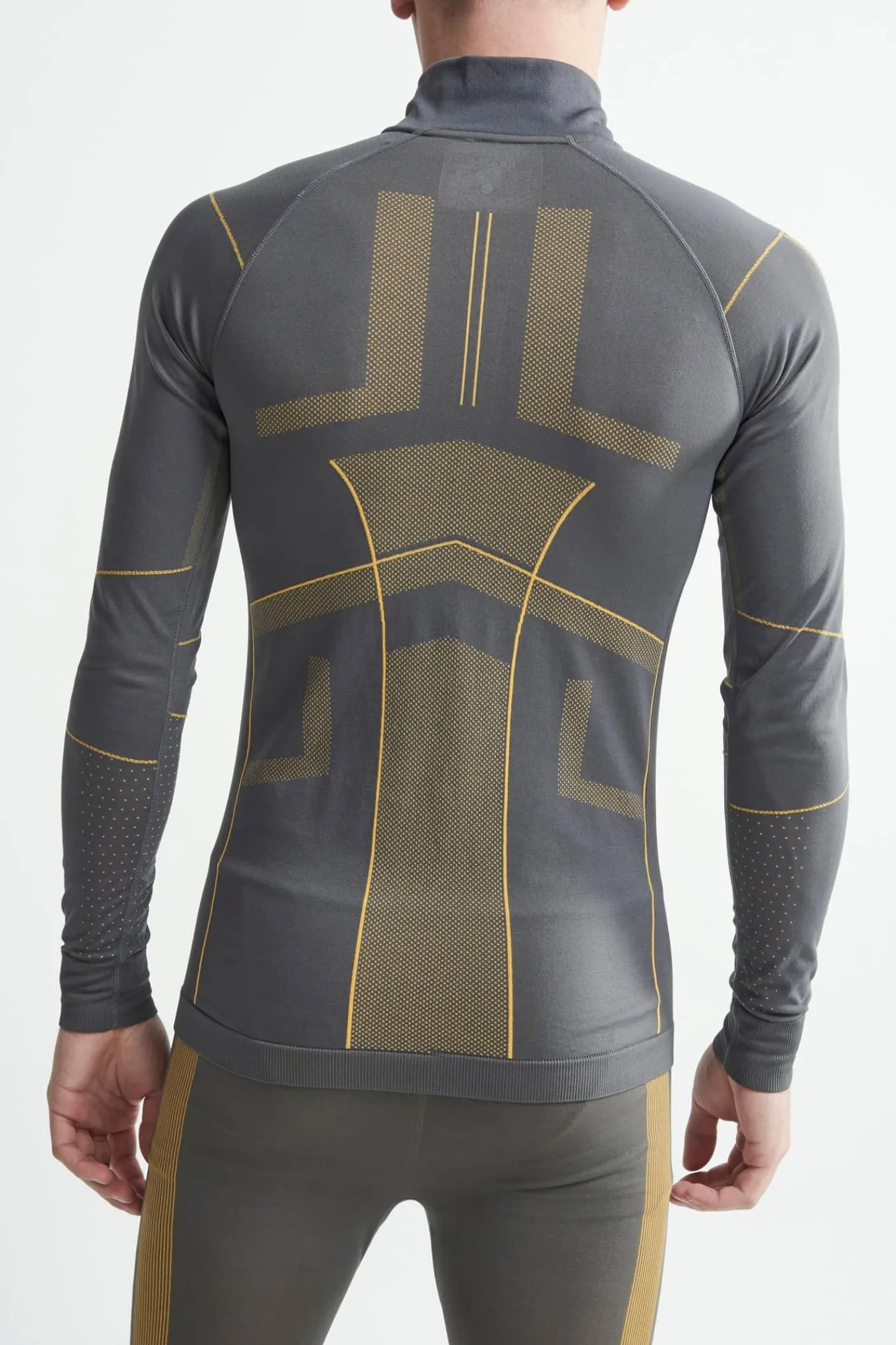 Craft Sportswear T-Shirts & Tröjor|Aktiva Underställ^Active Intensity Zip M Granite-Amber