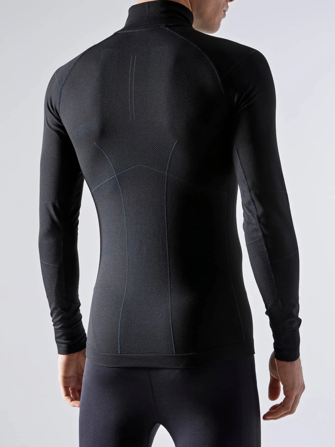 Craft Sportswear T-Shirts & Tröjor|Aktiva Underställ^Active Intensity Zip M Black-Asphalt
