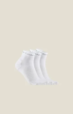 Craft Sportswear Strumpor|Underställ^Active Mid Sock 3-Pack White