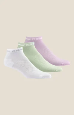 Craft Sportswear Strumpor|Underställ^Active Mid Sock 3-Pack Glacial/Aster