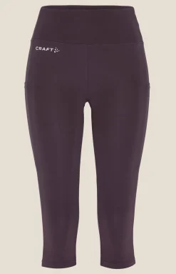 Craft Sportswear Tights|Träning^ADV Essence Capri Tights 2 W Dk Plum