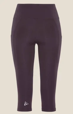 Craft Sportswear Tights|Träning^ADV Essence Capri Tights 2 W Dk Plum