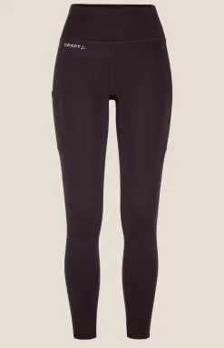 Craft Sportswear Tights|Träning^ADV Essence High Waist Warm Tights W Dk Plum