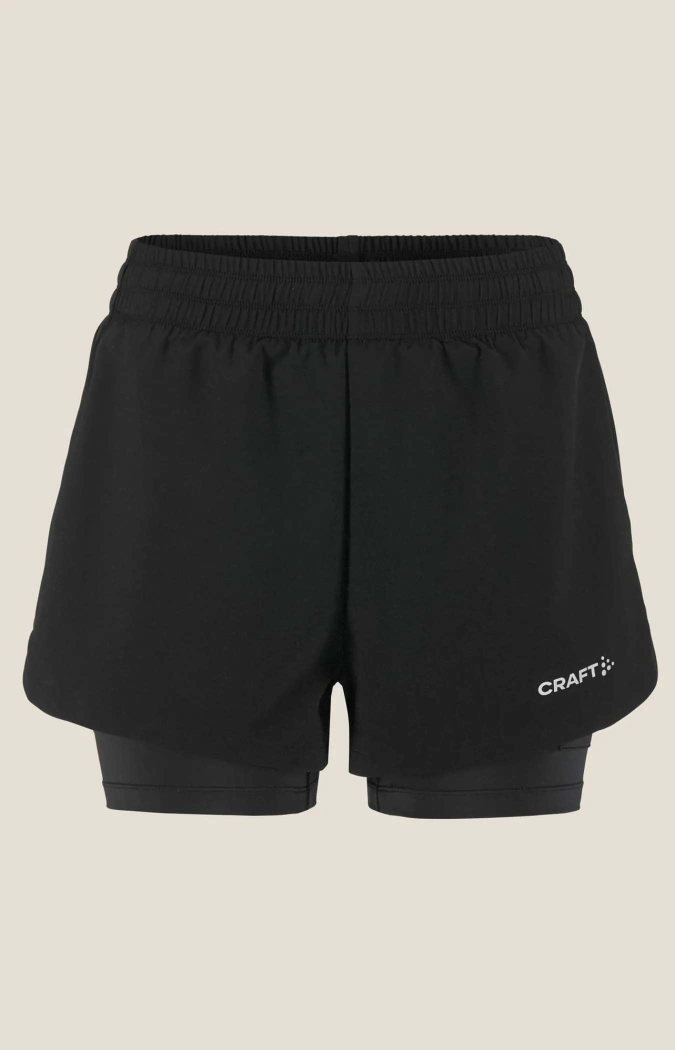 Craft Sportswear Shorts|Träning^ADV Essence 2-In-1 Shorts 2 W Black