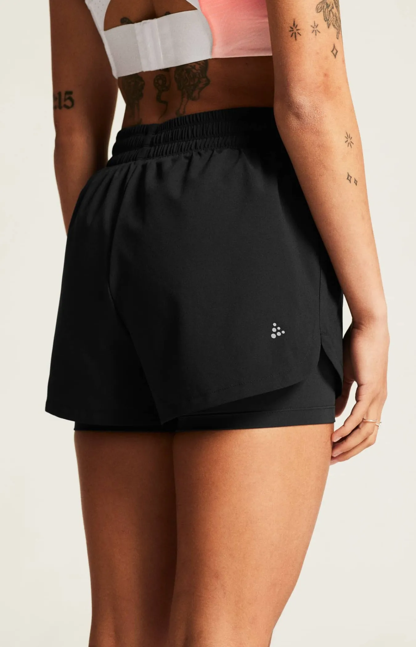 Craft Sportswear Shorts|Träning^ADV Essence 2-In-1 Shorts 2 W Black
