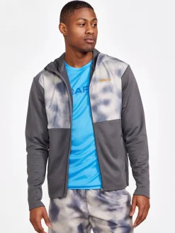 Craft Sportswear Hoodies & Sweatshirts|T-Shirts & Tröjor^ADV Essence Jersey Hood Jacket M Granite-Ecru