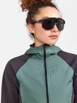 Craft Sportswear Hoodies & Sweatshirts|Träning^ADV Essence Jersey Hood Jacket W Slate-Thyme