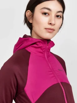 Craft Sportswear Hoodies & Sweatshirts|Träning^ADV Essence Jersey Hood Jacket W Punch-Roxo