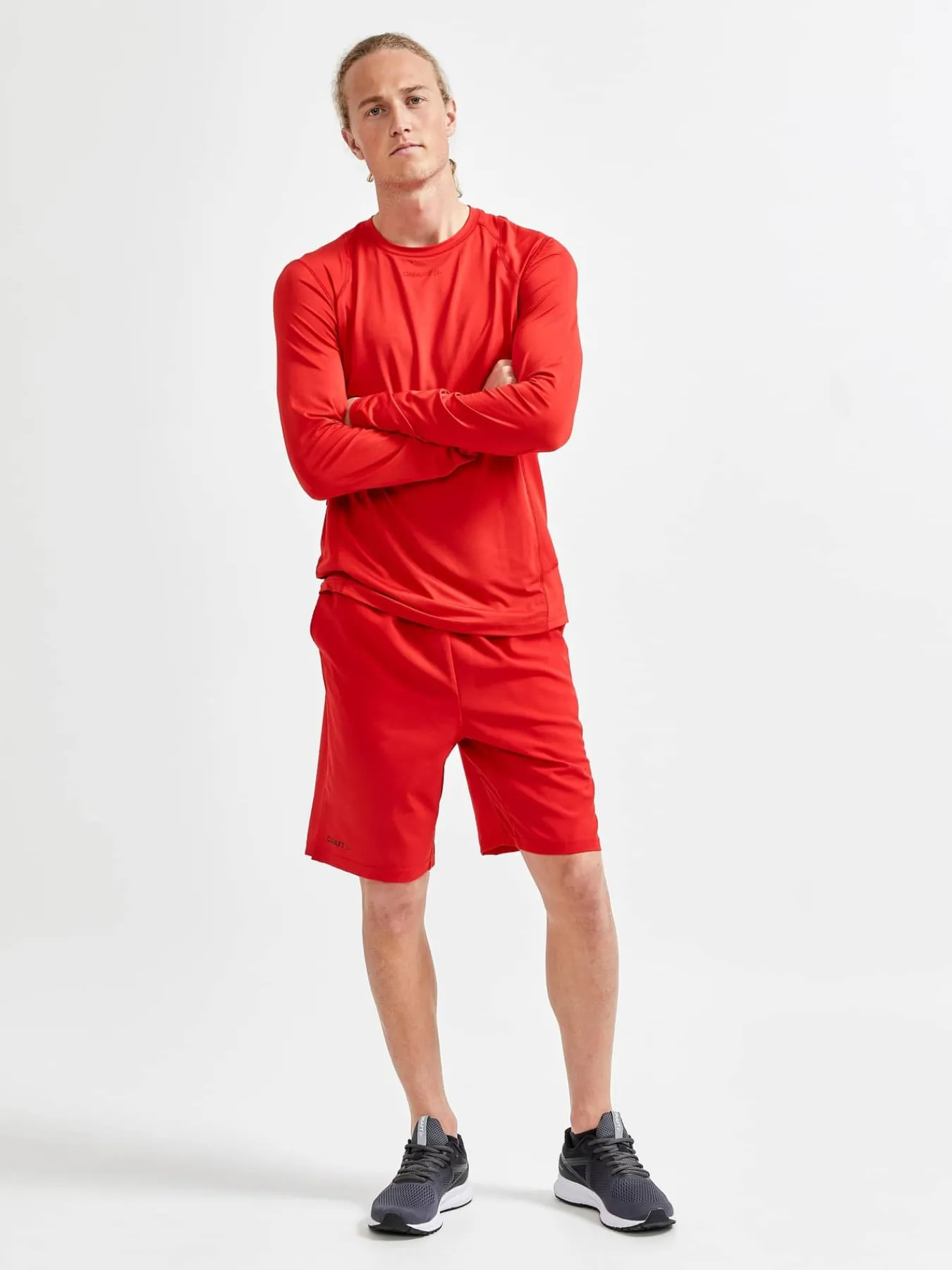 Craft Sportswear T-Shirts & Tröjor|Träning^ADV Essence LS Tee M Bright Red