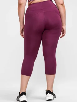 Craft Sportswear Tights|Träning^ADV Essence Plus Capri W Burgundy