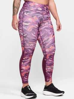 Craft Sportswear Tights|Träning^ADV Essence Plus Tights W Burgundy-Solo