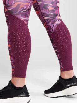Craft Sportswear Tights|Träning^ADV Essence Plus Tights W Burgundy-Solo