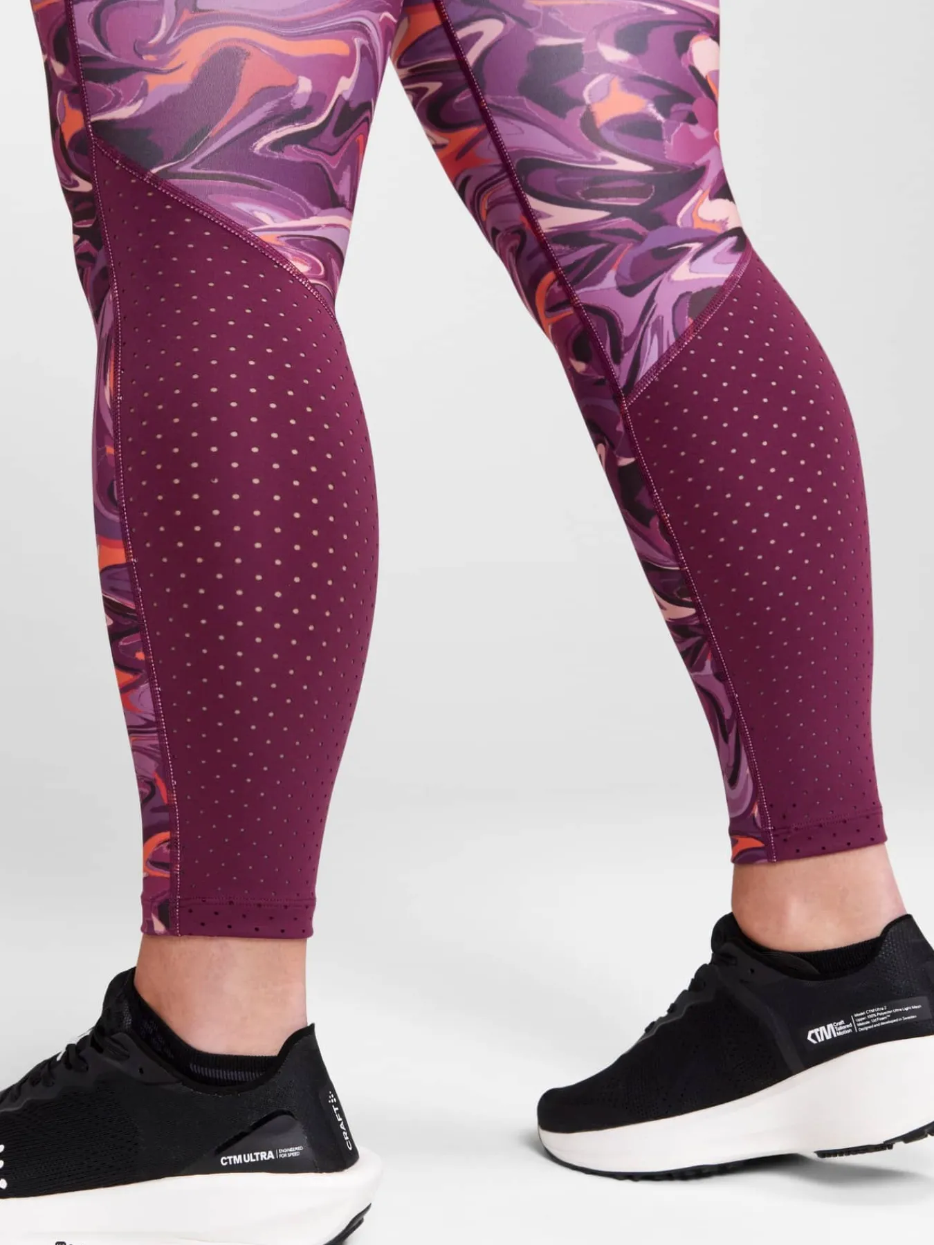Craft Sportswear Tights|Träning^ADV Essence Plus Tights W Burgundy-Solo