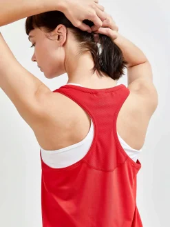 Craft Sportswear Linnen|Träning^ADV Essence Singlet W Bright Red