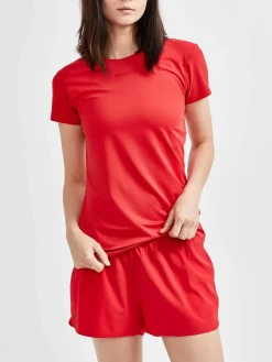 Craft Sportswear T-Shirts & Tröjor|Träning^ADV Essence SS Slim Tee W Bright Red