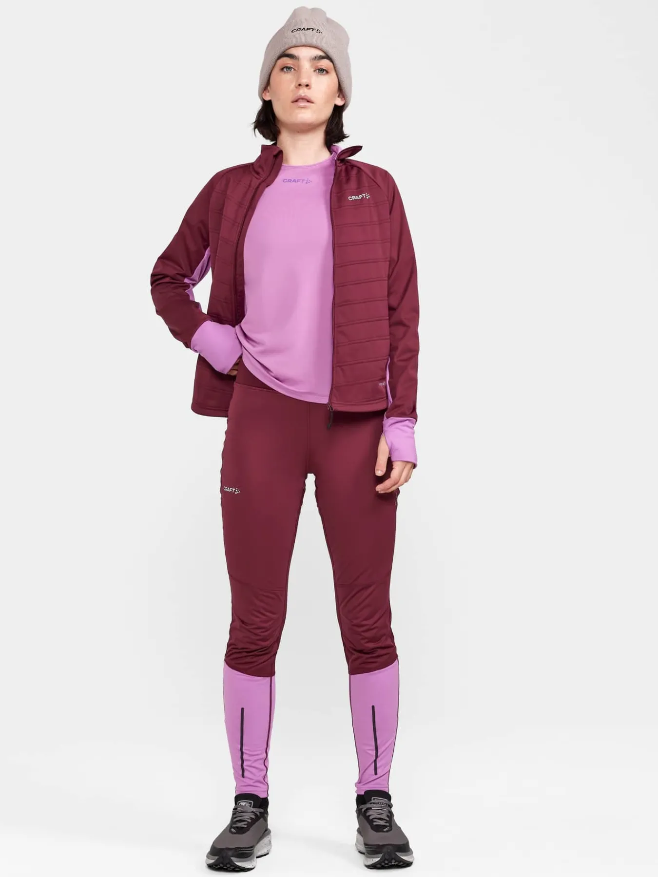 Craft Sportswear Jackor & Västar|Träning^ADV Essence Warm Jacket W Lupine-Punsch