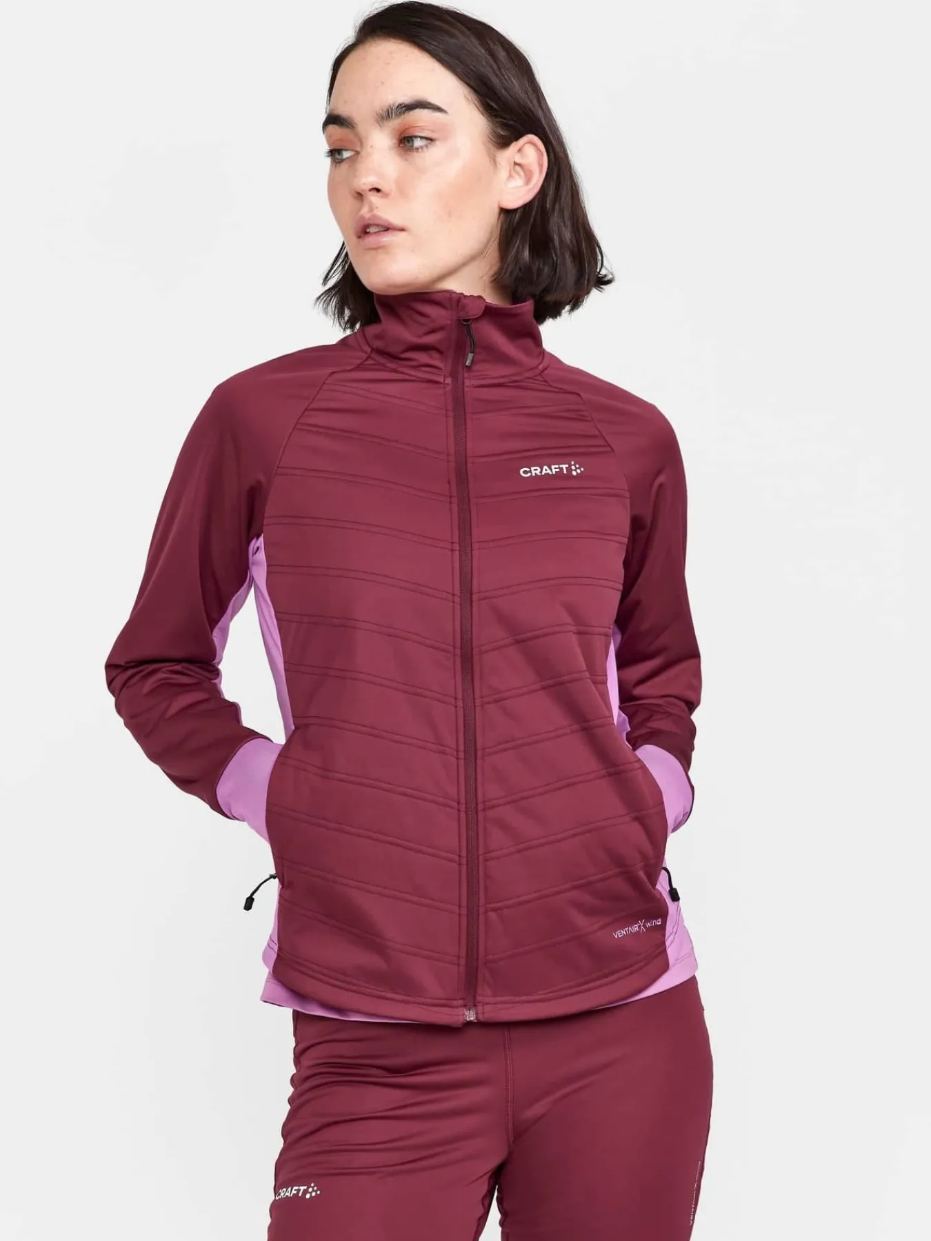 Craft Sportswear Jackor & Västar|Träning^ADV Essence Warm Jacket W Lupine-Punsch