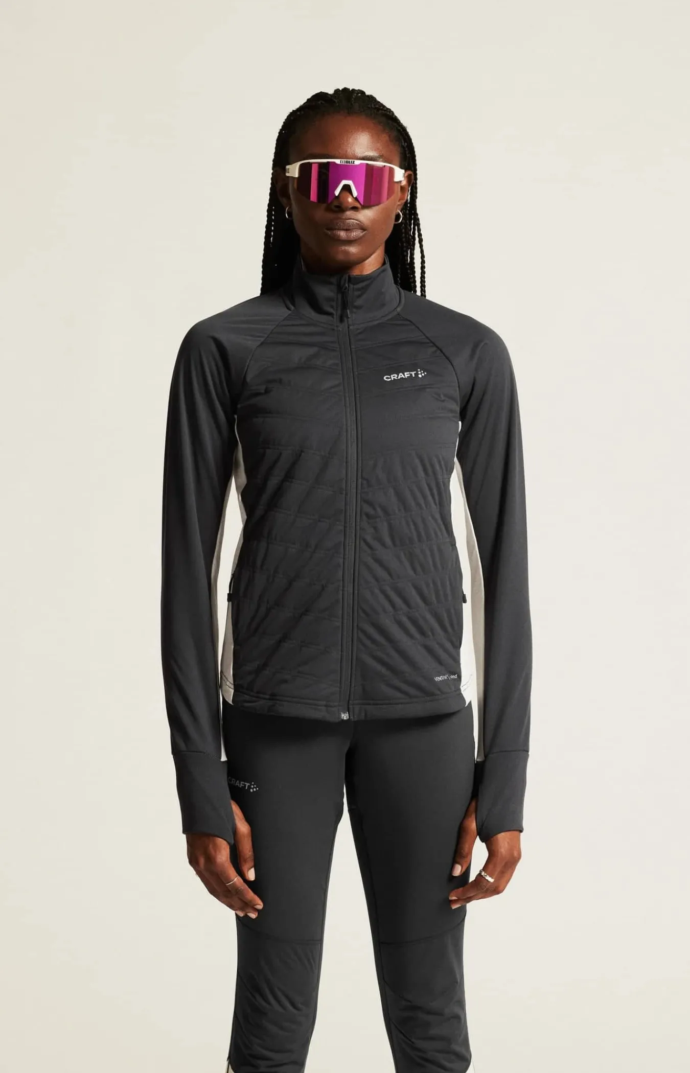 Craft Sportswear Jackor & Västar|Träning^ADV Essence Warm Jacket W Slate/Plaste