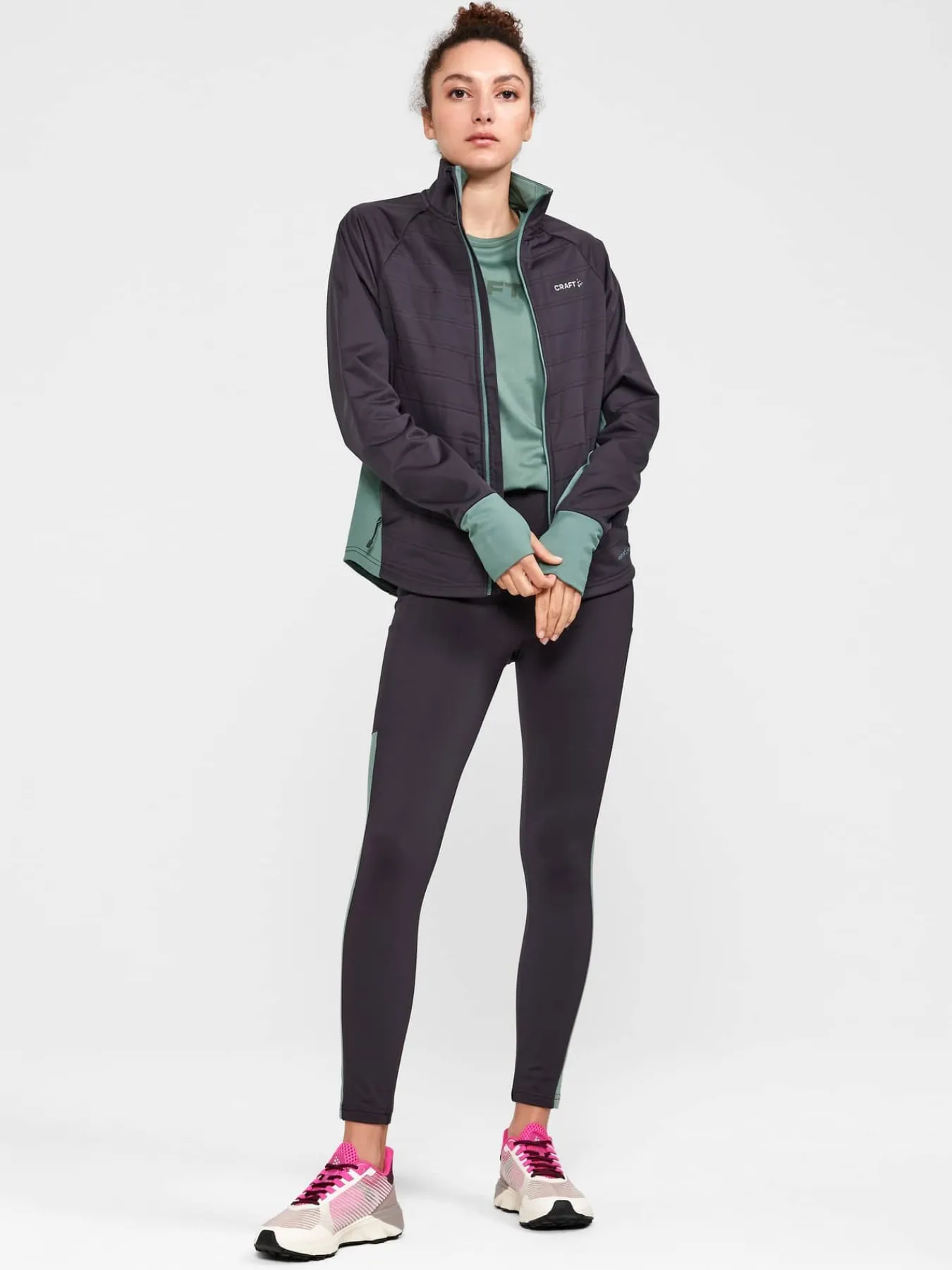 Craft Sportswear Jackor & Västar|Träning^ADV Essence Warm Jacket W Thyme-Slate
