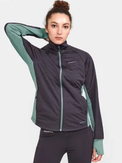 Craft Sportswear Jackor & Västar|Träning^ADV Essence Warm Jacket W Thyme-Slate
