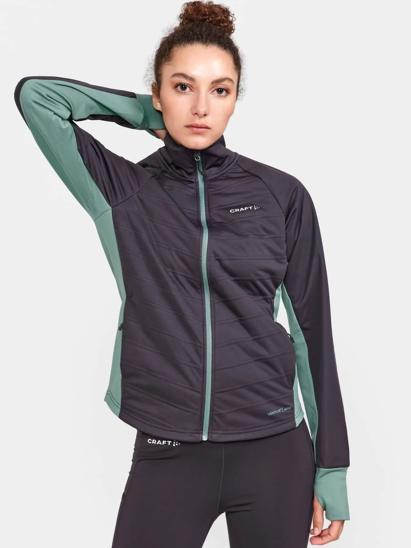 Craft Sportswear Jackor & Västar|Träning^ADV Essence Warm Jacket W Thyme-Slate
