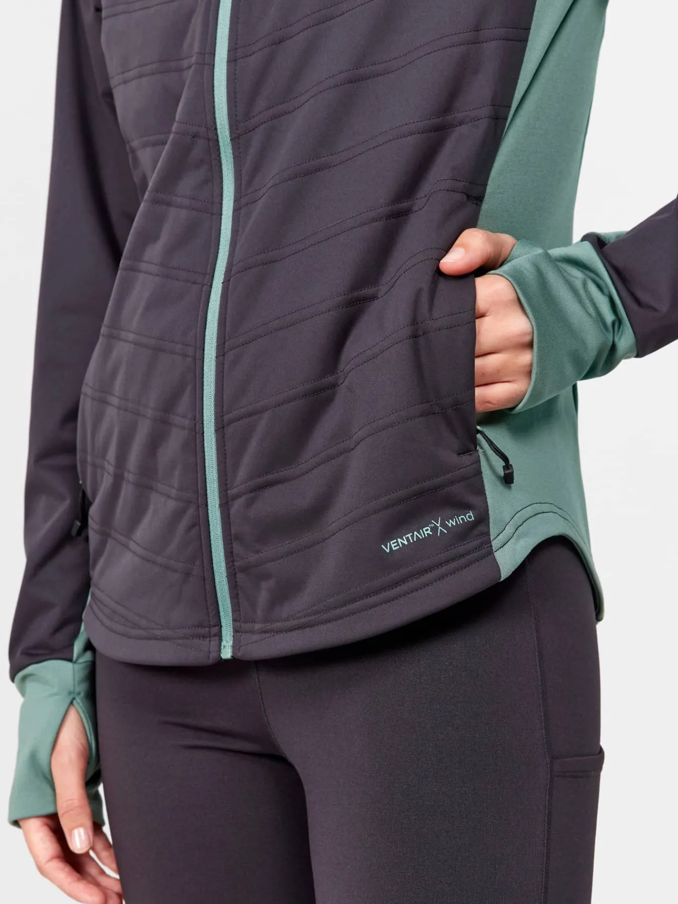 Craft Sportswear Jackor & Västar|Träning^ADV Essence Warm Jacket W Thyme-Slate