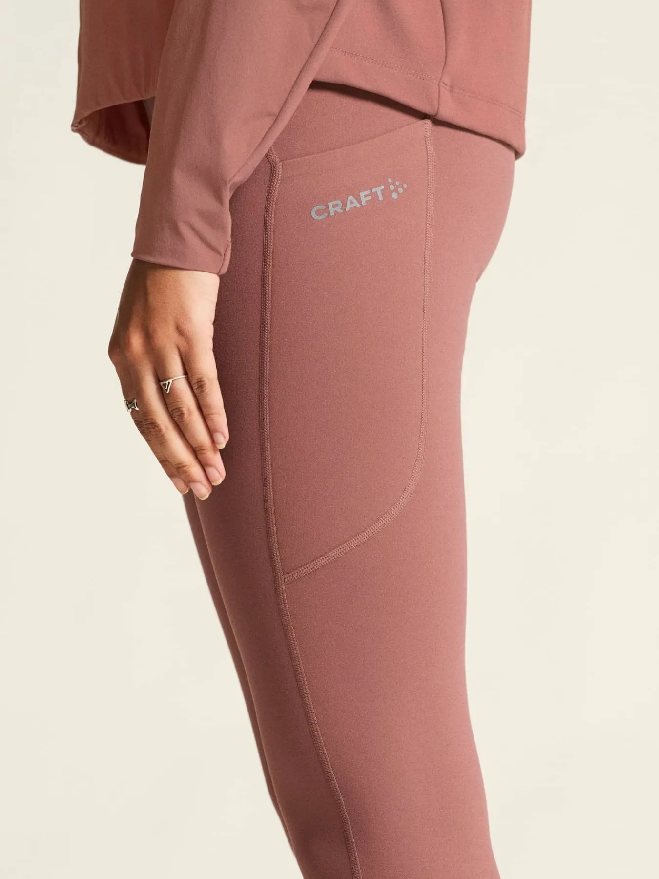 Craft Sportswear Tights^ADV Essence Warm Tights 3 W Rose Brown