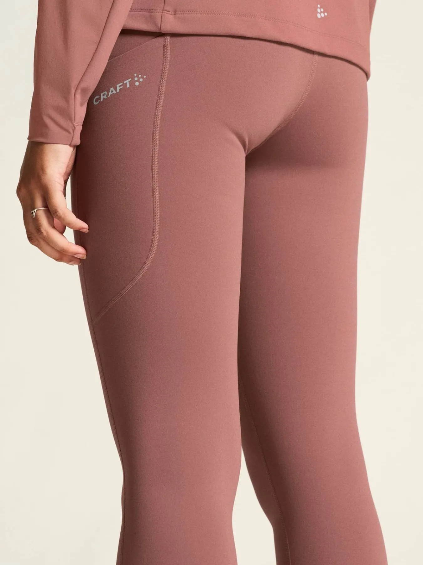 Craft Sportswear Tights^ADV Essence Warm Tights 3 W Rose Brown