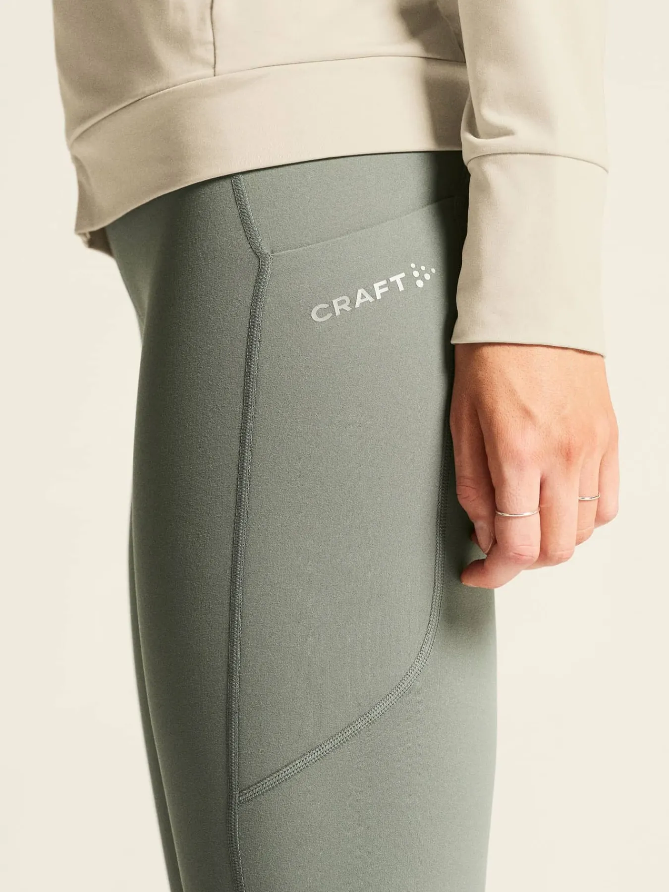 Craft Sportswear Tights^ADV Essence Warm Tights 3 W Leaf