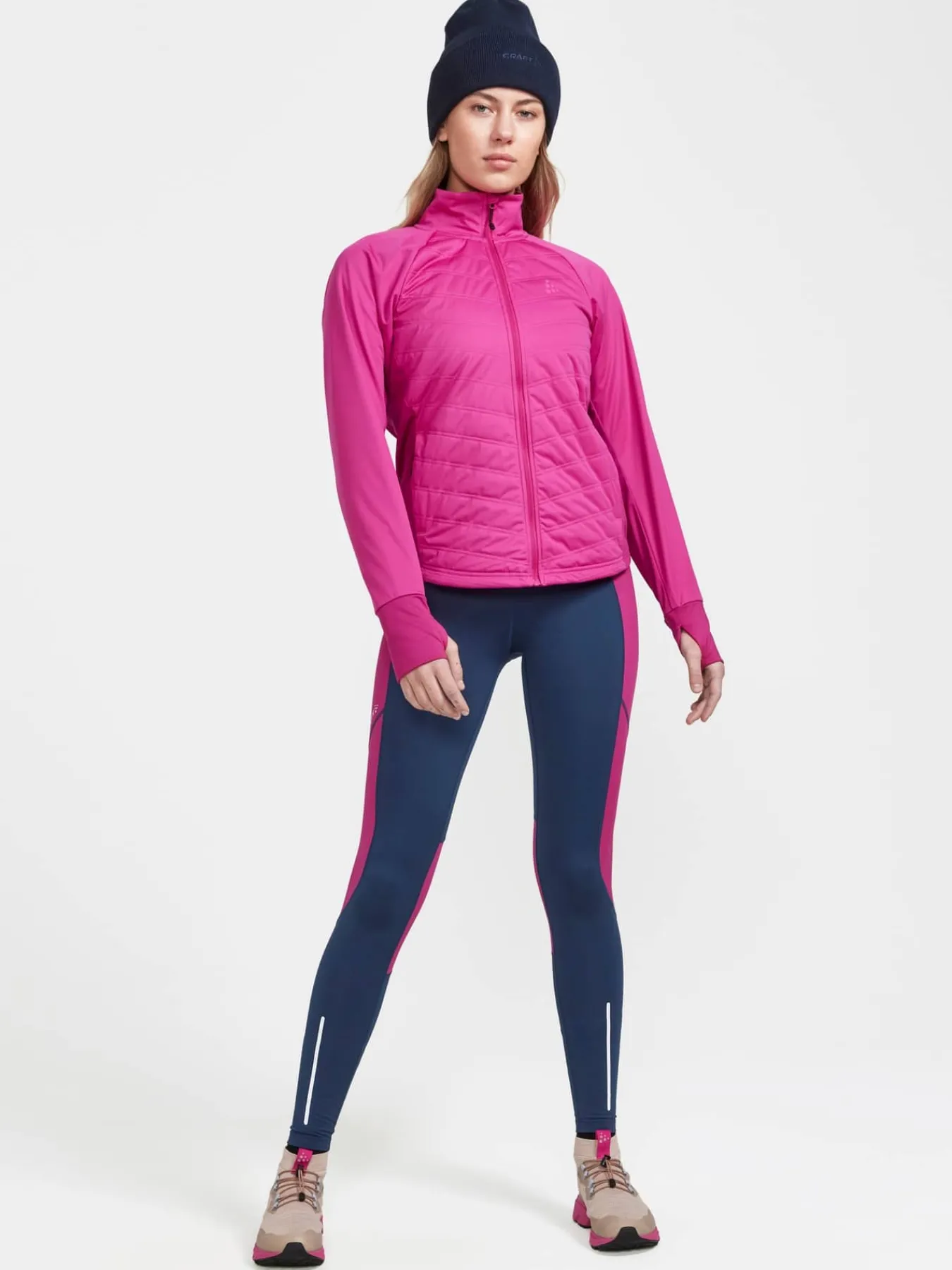 Craft Sportswear Tights|Träning^ADV Essence Warm Tights W Tide-Roxo