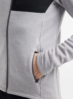 Craft Sportswear Jackor & Västar^ADV Explore Heavy Fleece Jacket M Grey Melange-Black