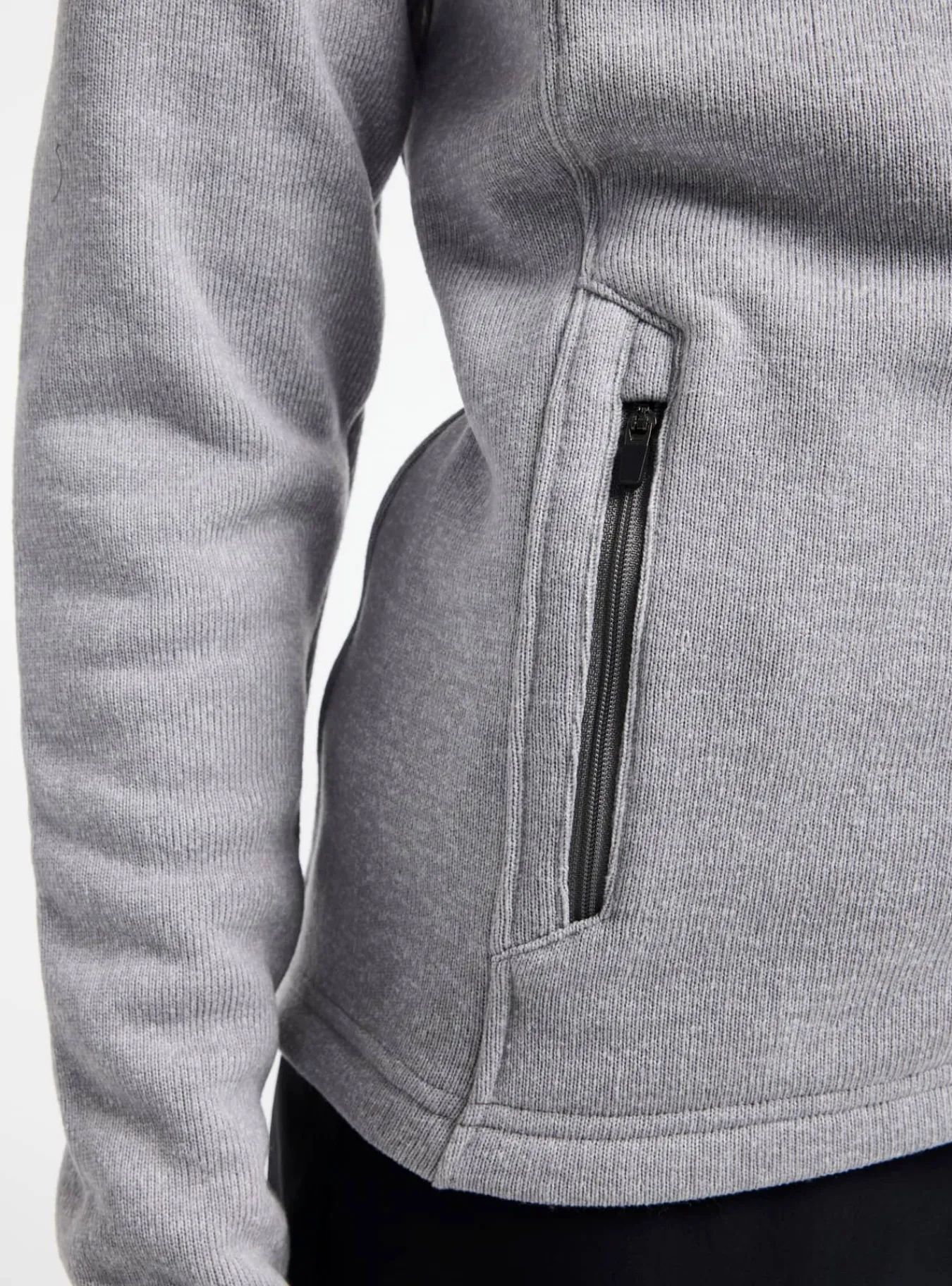 Craft Sportswear Jackor & Västar^ADV Explore Heavy Fleece Jacket W Grey Melange-Black
