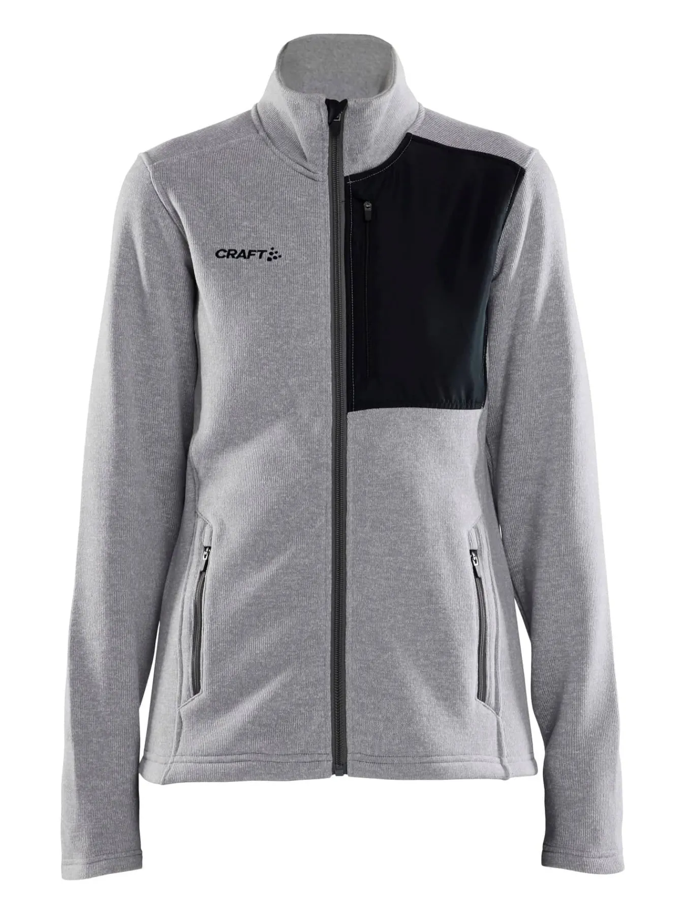 Craft Sportswear Jackor & Västar^ADV Explore Heavy Fleece Jacket W Grey Melange-Black