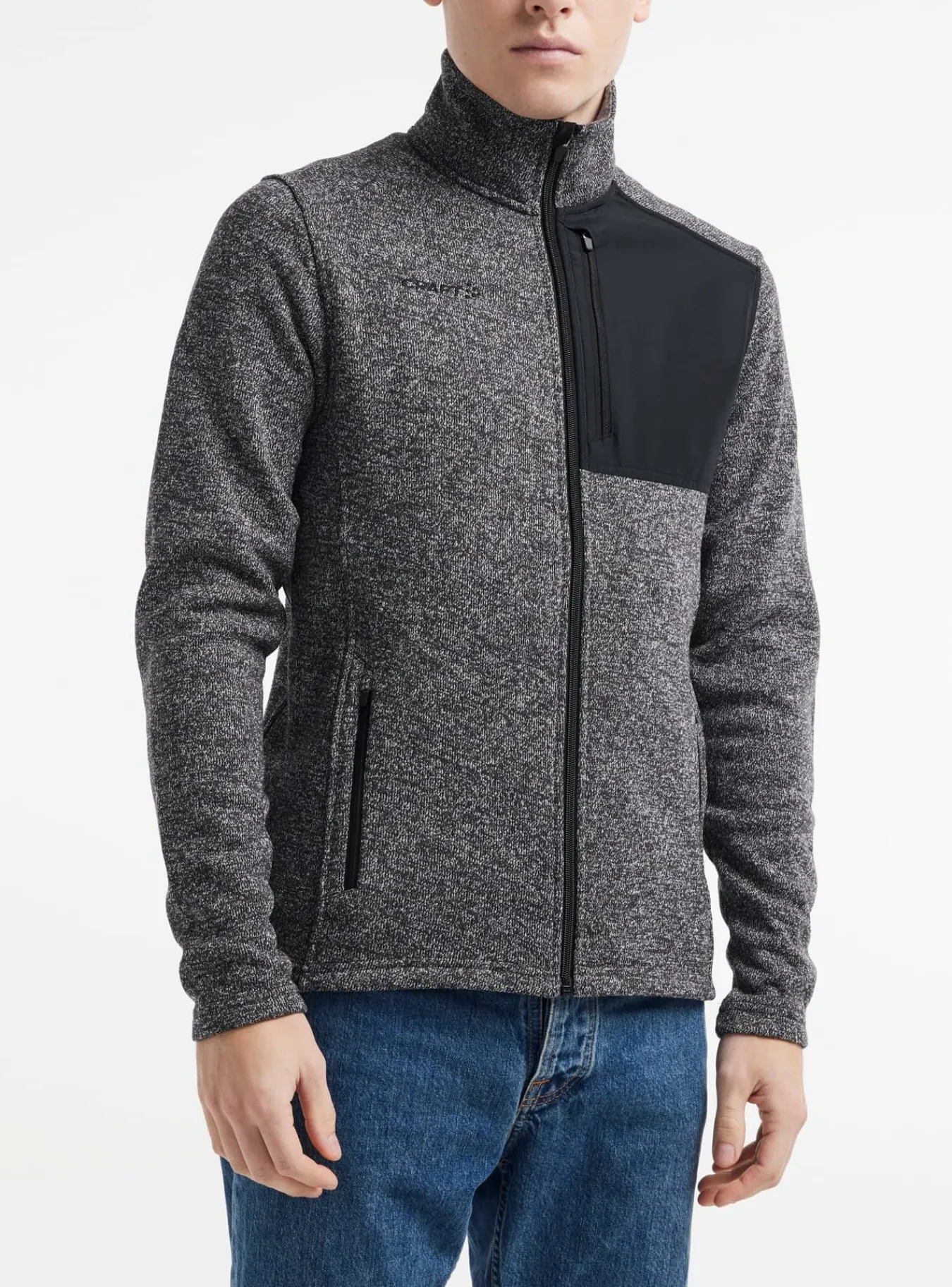 Craft Sportswear Jackor & Västar^ADV Explore Heavy Fleece Jacket M Black-Melange