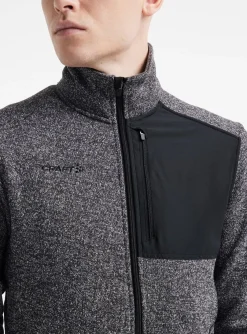 Craft Sportswear Jackor & Västar^ADV Explore Heavy Fleece Jacket M Black-Melange