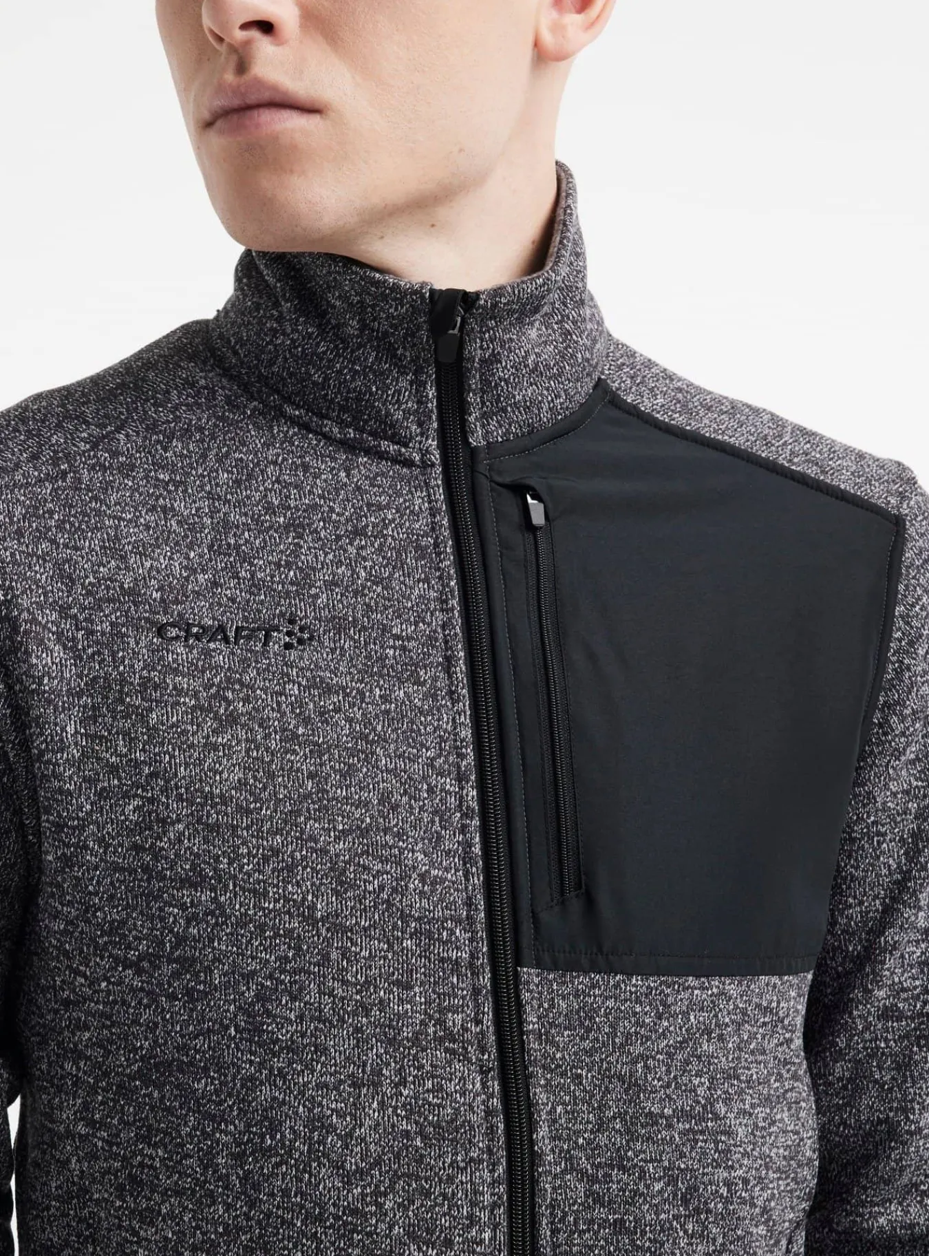 Craft Sportswear Jackor & Västar^ADV Explore Heavy Fleece Jacket M Black-Melange