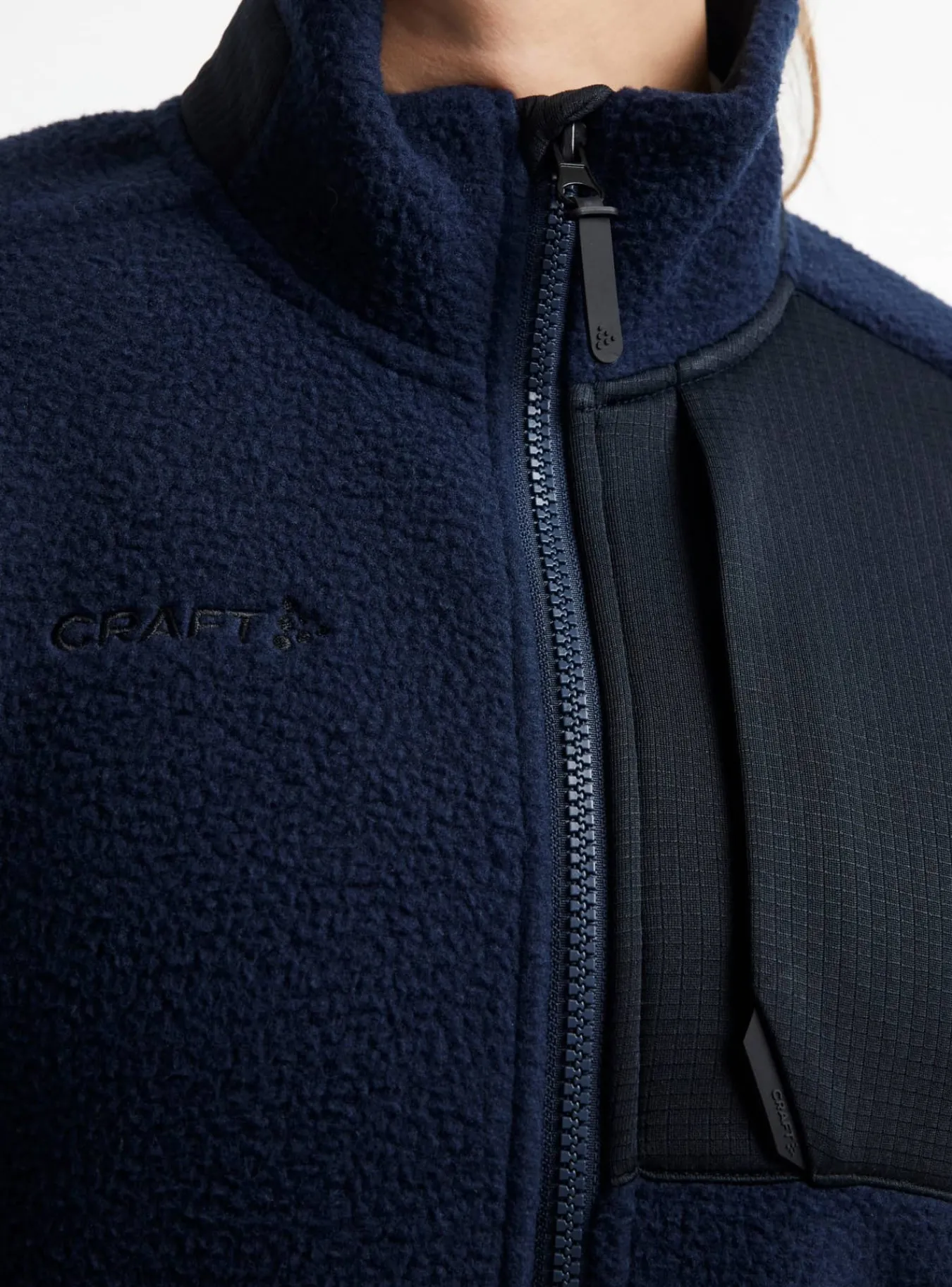 Craft Sportswear Mellanlager & Fleece|Mellanlager^ADV Explore Pile Fleece Jacket W Blaze/Black