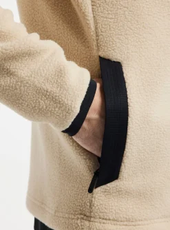 Craft Sportswear Mellanlager & Fleece|Mellanlager^ADV Explore Pile Fleece Jacket M Ecru-Black