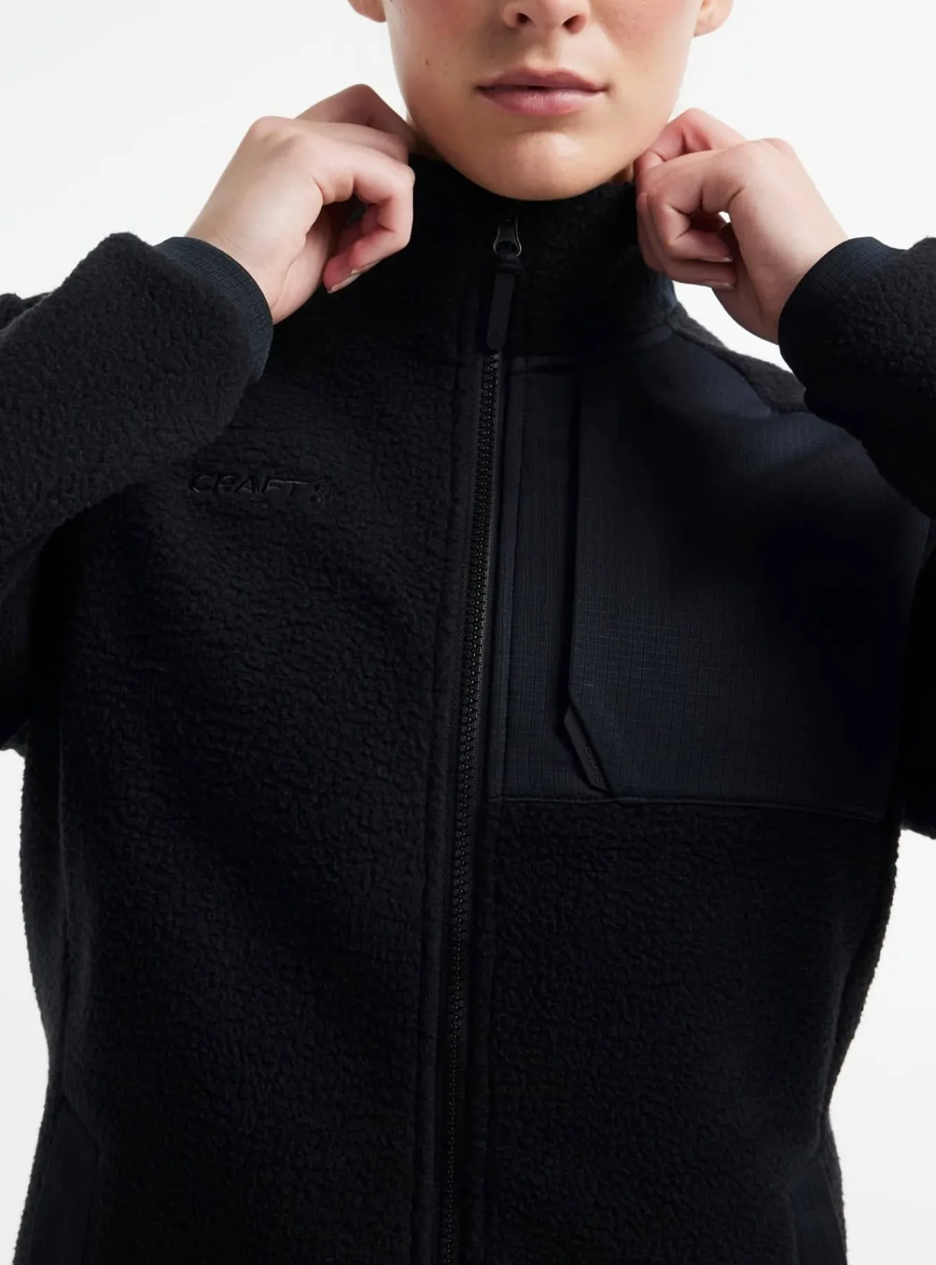 Craft Sportswear Mellanlager & Fleece|Mellanlager^ADV Explore Pile Fleece Jacket W Black
