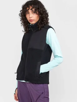 Craft Sportswear Mellanlager & Fleece|Mellanlager^ADV Explore Pile Fleece Vest W Black
