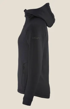 Craft Sportswear Mellanlager & Fleece|Mellanlager^ADV Explore Power Fleece Hood Jacket W Black