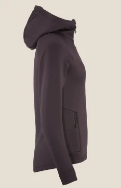 Craft Sportswear Mellanlager & Fleece|Mellanlager^ADV Explore Power Fleece Hood Jacket W Dk Plum