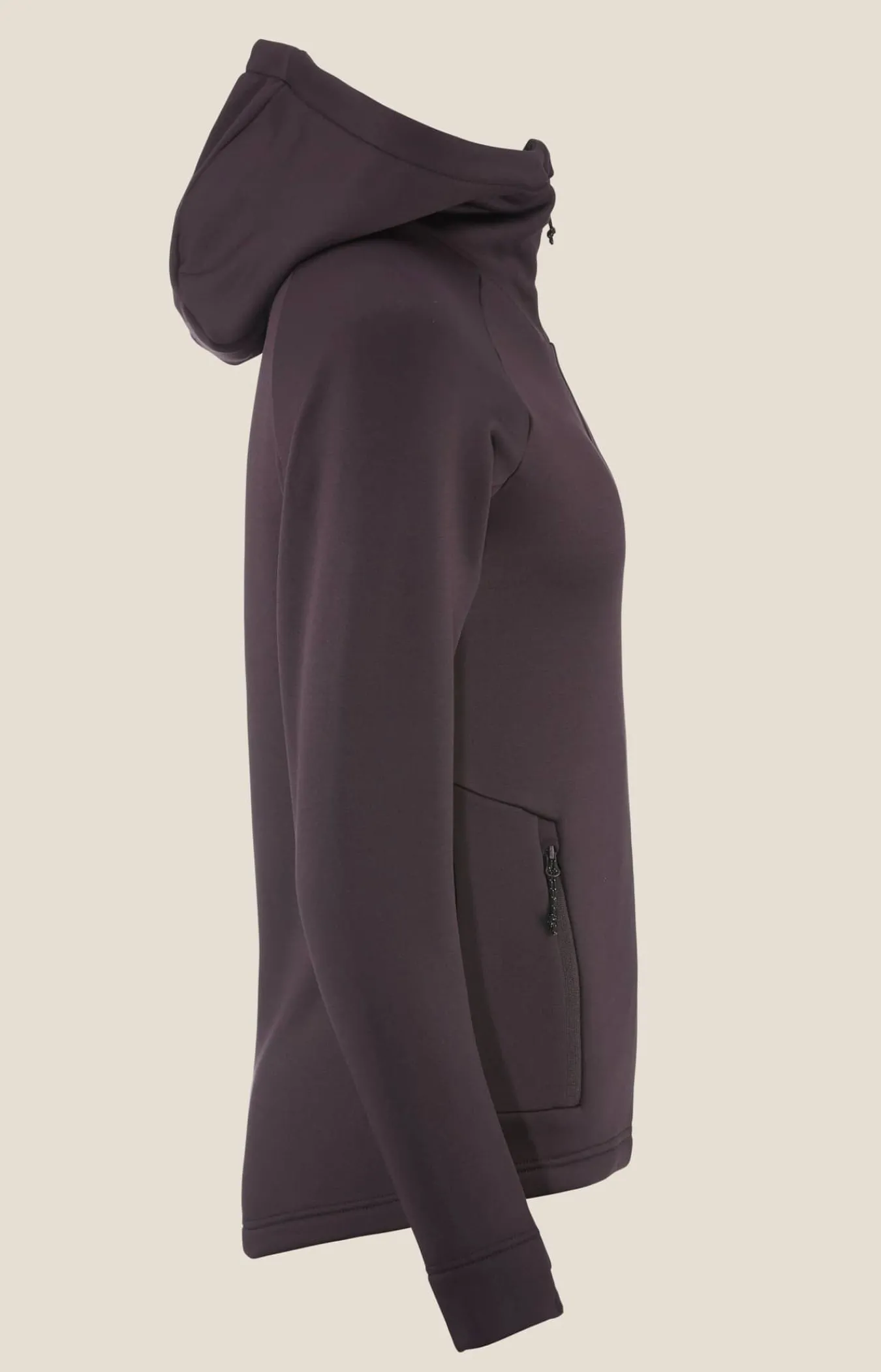 Craft Sportswear Mellanlager & Fleece|Mellanlager^ADV Explore Power Fleece Hood Jacket W Dk Plum