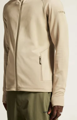 Craft Sportswear Mellanlager & Fleece|Mellanlager^ADV Explore Power Fleece Hood Jacket M Hay