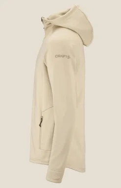 Craft Sportswear Mellanlager & Fleece|Mellanlager^ADV Explore Power Fleece Hood Jacket M Hay